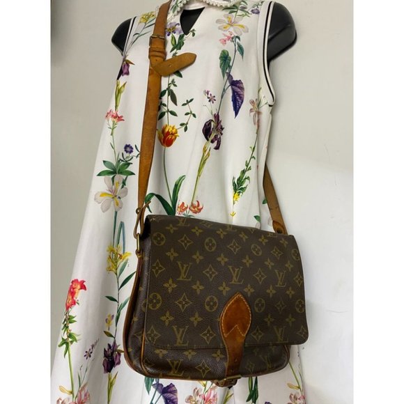 LOUIS VUITTON Brown Vintage Monogram Crossbody Bag - Picture 8 of 14